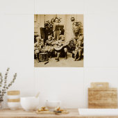 Little Boys Orchestra -ヴィンテージ立体視 ポスター (キッチン)