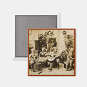 Little Boys Orchestra -ヴィンテージ立体視 マグネット (正面/裏面)