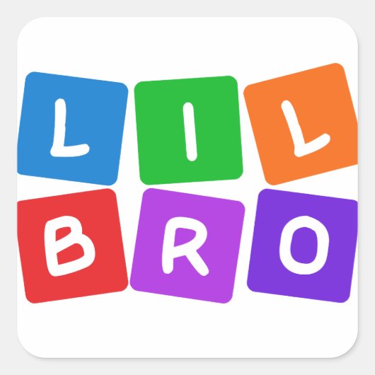 Little Broスタンプ スクエアシール (正面)
