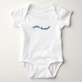 Little Brother New Baby Newborn Quote Baby Romper ベビーボディスーツ