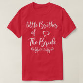 Little Brother of Bride Wedding Matching  Tシャツ (デザイン正面)
