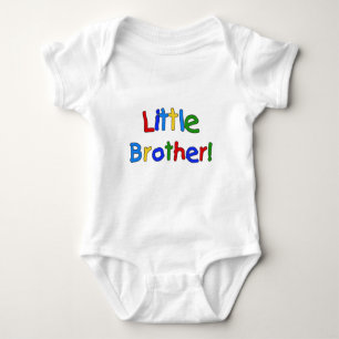 Little Brother Primary Colors Tシャツとギフト ベビーボディスーツ