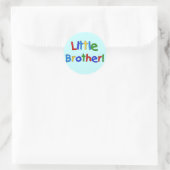 Little Brother Primary Colors Tシャツとギフト ラウンドシール (バッグ)