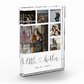 Little Brother Script Brother Gift Photo Collage フォトブロック (左)