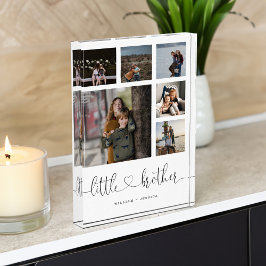 Little Brother Script Brother Gift Photo Collage フォトブロック