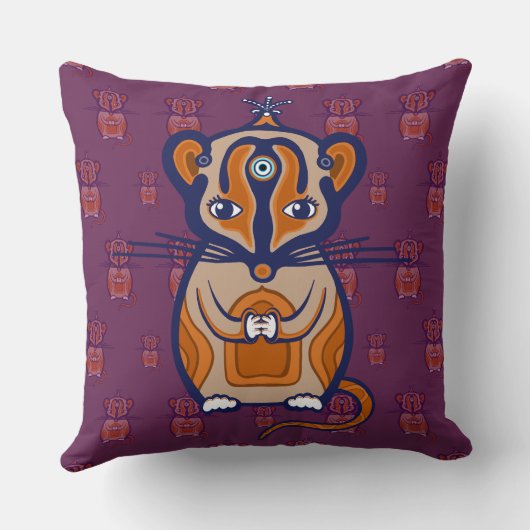 Little Brown Mouse クッション (裏面)