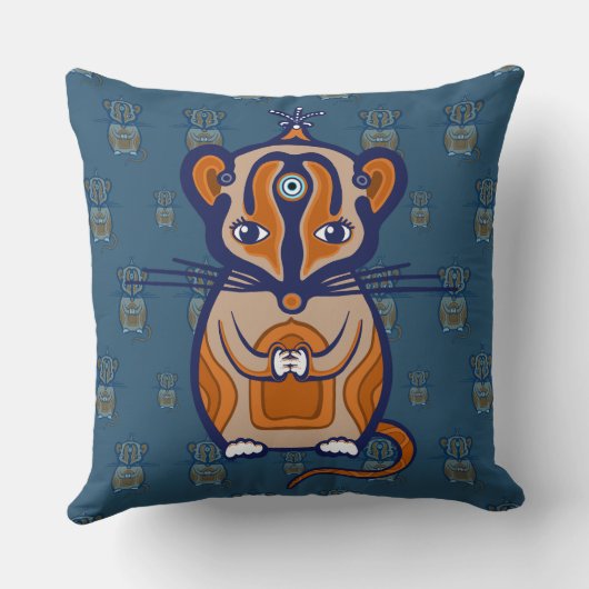 Little Brown Mouse クッション (裏面)