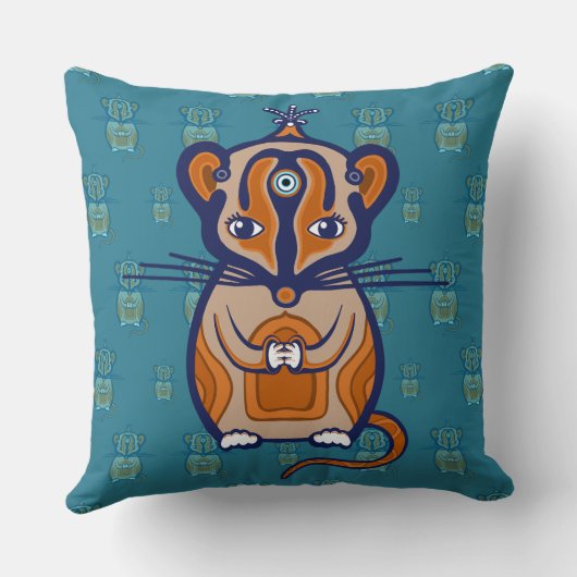 Little Brown Mouse クッション (裏面)