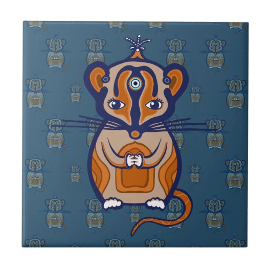 Little Brown Mouse タイル (正面)