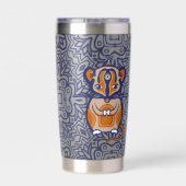 Little Brown Mouse 保温保冷タンブラー (背面)