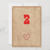 Little Buckaroo Two, Western 2nd Birthday 招待状 (裏面)