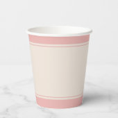 Little Bud Floral Hand Lettering 紙コップ (裏面)