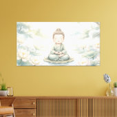 Little Buddha キャンバスプリント (インサイチュ (リビング))