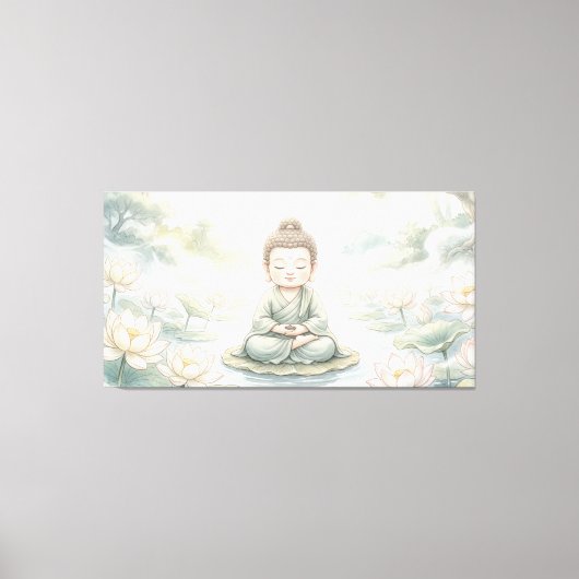 Little Buddha キャンバスプリント (正面)