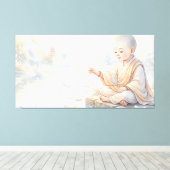 Little Buddha キャンバスプリント (インサイチュ (ウッドフロア))