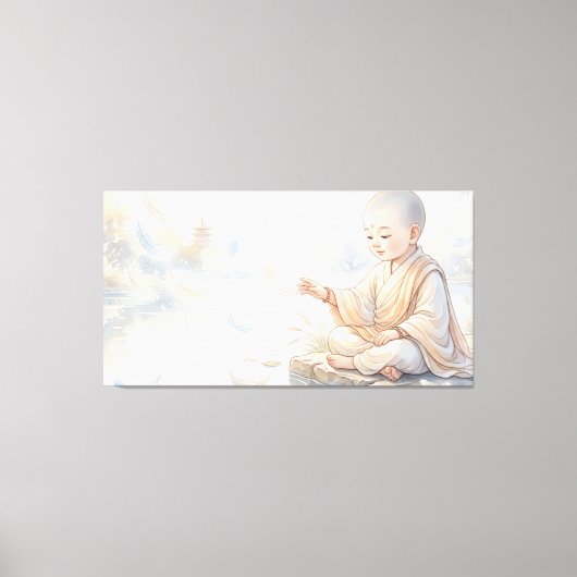 Little Buddha キャンバスプリント (正面)