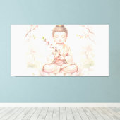 Little Buddha キャンバスプリント (インサイチュ (ウッドフロア))