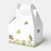 Little Bug Insects Mushroom Boy Baby Shower フェイバーボックス (裏面サイド)