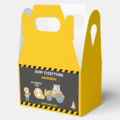 "Little Builder– Construction Truck 2nd Birthday フェイバーボックス (オープン)
