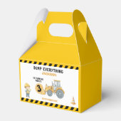 "Little Builder– Construction Truck 3rd Birthday フェイバーボックス (正面サイド)