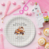 Little Bun in the Oven Baby Shower ペーパープレート (パーティー)