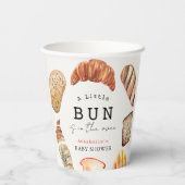 Little Bun in the Oven Bakery Pastries Baby Shower 紙コップ (裏面)