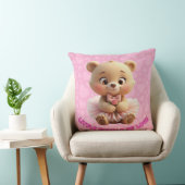 Little Bundle of Love – Cute Baby Bear in Tutu  クッション (椅子)