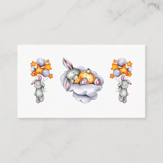 Little Bunnyディスプレイシューワーエンクロージャカード エンクロージャーカード (裏面)