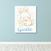 little bunny キャンバスプリント (インサイチュ (ウッドフロア))