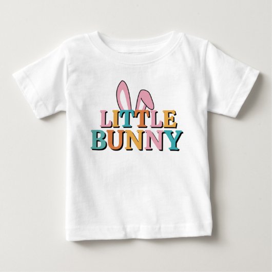 Little Bunny ベビーTシャツ (正面)