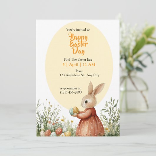 Little Bunny and the Easter Eggs カード (スタンド正面)