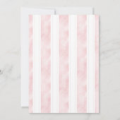 Little Bunny Baby Shower | Girl Pink Spring Easter 招待状 (裏面)