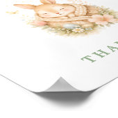 Little Bunny Baby Shower Prayers for Baby ポスター (角)