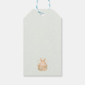 Little Bunny Baby Shower Thank You Gift ギフトタグ (裏面)