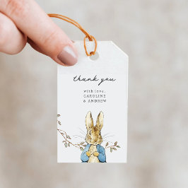 Little Bunny Baby Shower Thank You Gift Tags ギフトタグ