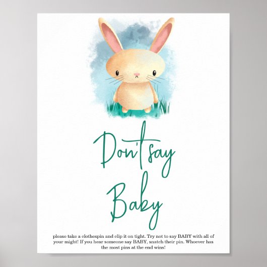 Little Bunny - Don't say baby ポスター (正面)