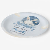 Little Bunny is on the way Baby Shower  ペーパープレート (アングル)