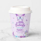 Little Butterfly Baby Shower Girl 紙コップ (正面)