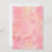 Little Butterfly Baby Shower Save the Date 招待状 (裏面)