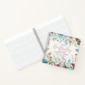 LITTLE BUTTERFLY on the WAYベビーガールシャワー ノートブック (内部)