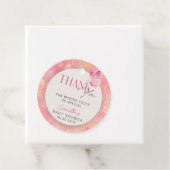 Little Butterfly on the Way赤ちゃんシャワーありがとう フェイバータグ (インサイチュ)