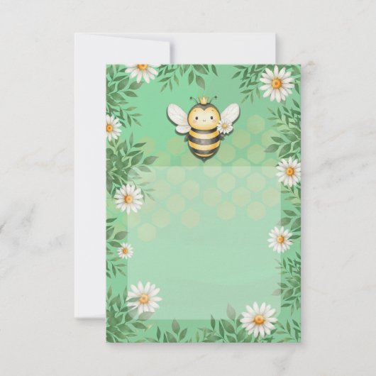 Little buzz bee thank you card サンキューカード (正面)