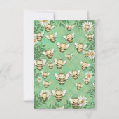 Little buzz bee thank you card サンキューカード (裏面)