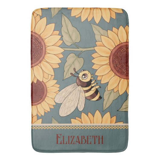 Little Buzzers バスマット (正面縦)