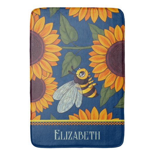 Little Buzzers バスマット (正面縦)