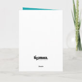 Little Byte Old Floppy Disk誕生日・カード カード (裏面)