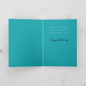 Little Byte Old Floppy Disk誕生日・カード カード (内部)