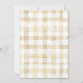 Little Cannoli Neutral Beige Italian Baby Shower 招待状 (裏面)