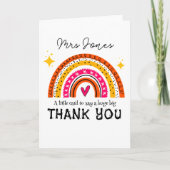 Little Card to Say a Big Thank | 感謝 カード (正面)