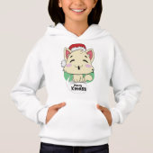 Little Cat Merry Christmass Hoodie (正面)